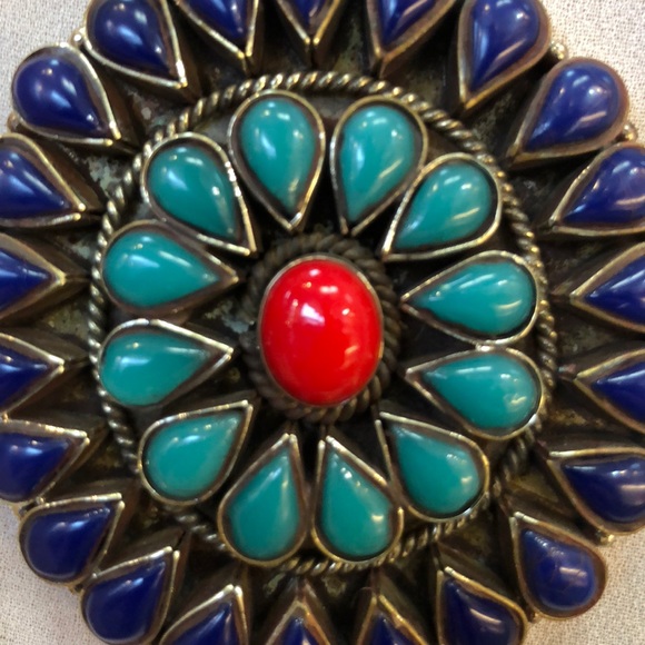 Genuine stone mandala Necklace - Picture 6 of 7